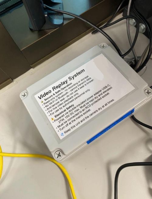 Poolside Diving Replay System - Control unit